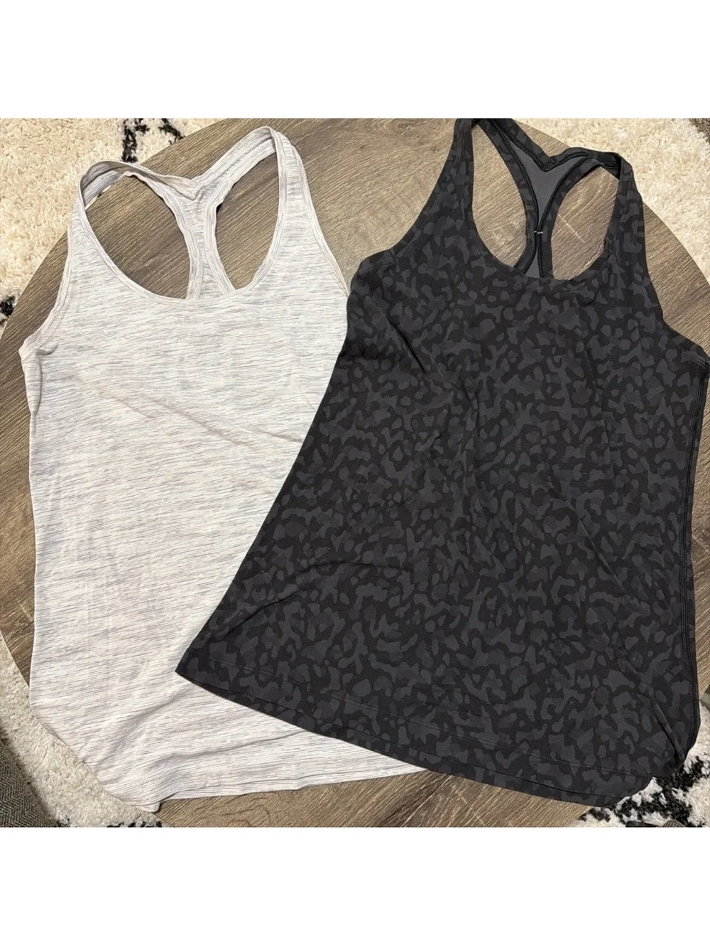 Lululemon Women size 10? Cool Racerback II Nulu Wee Are From Space Gray and Camo - Picture 1 of 4